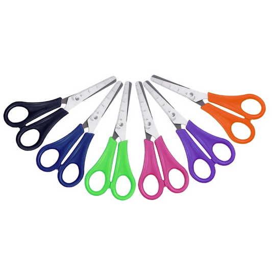 Tesoura Escolar 13cm Sem Ponta